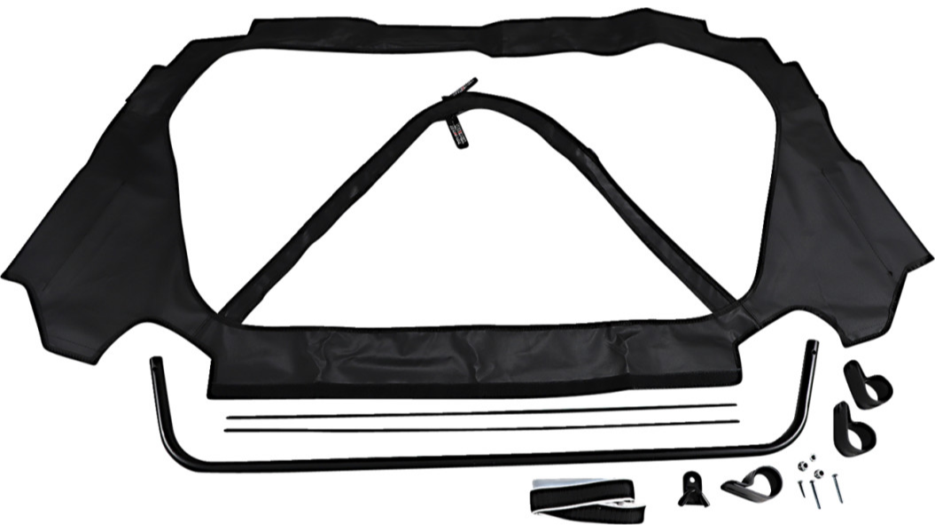 Soft Rear Windshield - Clear - Kawasaki KRX 1000 0521-1863