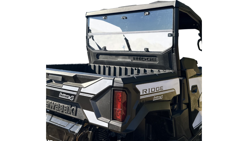 Folding Window - Rear - Kawasaki - Ridge 0521-2186
