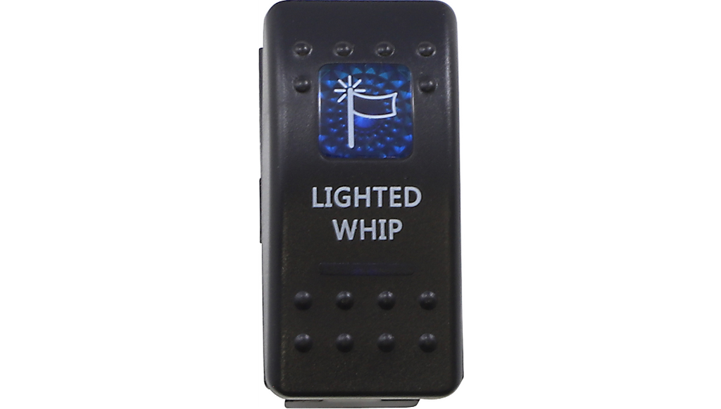Rocker Switch - Lighted Whip 0616-0329