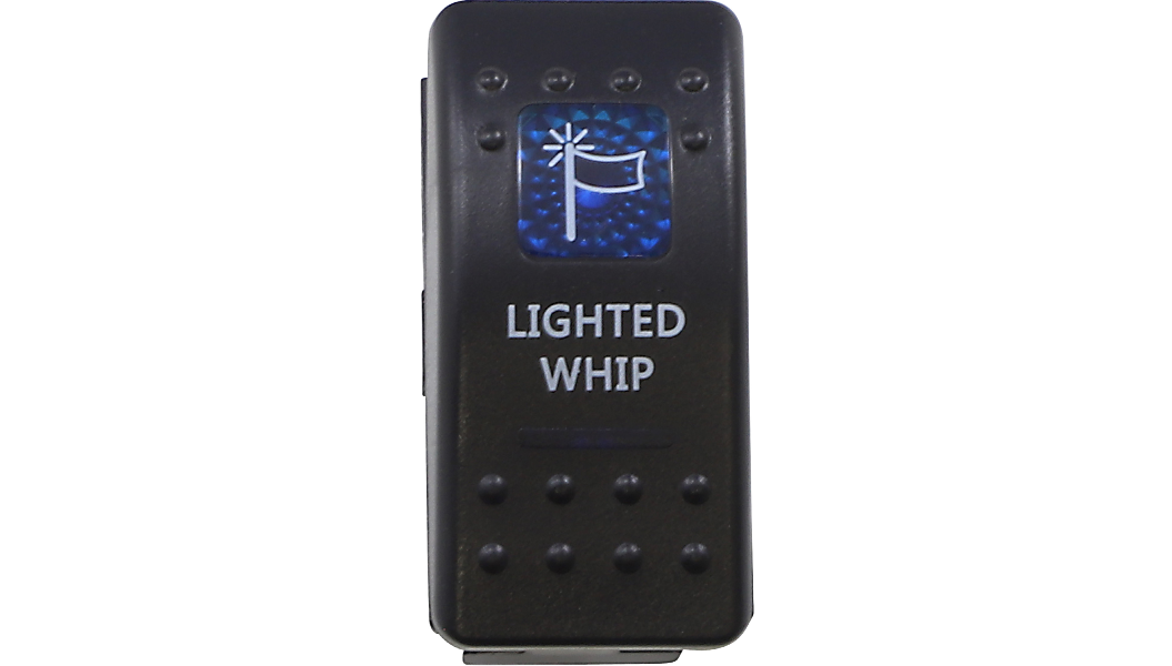 Rocker Switch - Lighted Whip 0616-0329
