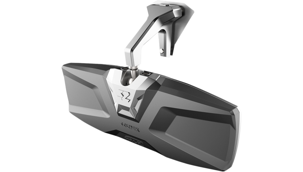 Mirror - Halo R - Rear View - Rectangle - Silver - Can Am Maverick X3 0640-1405