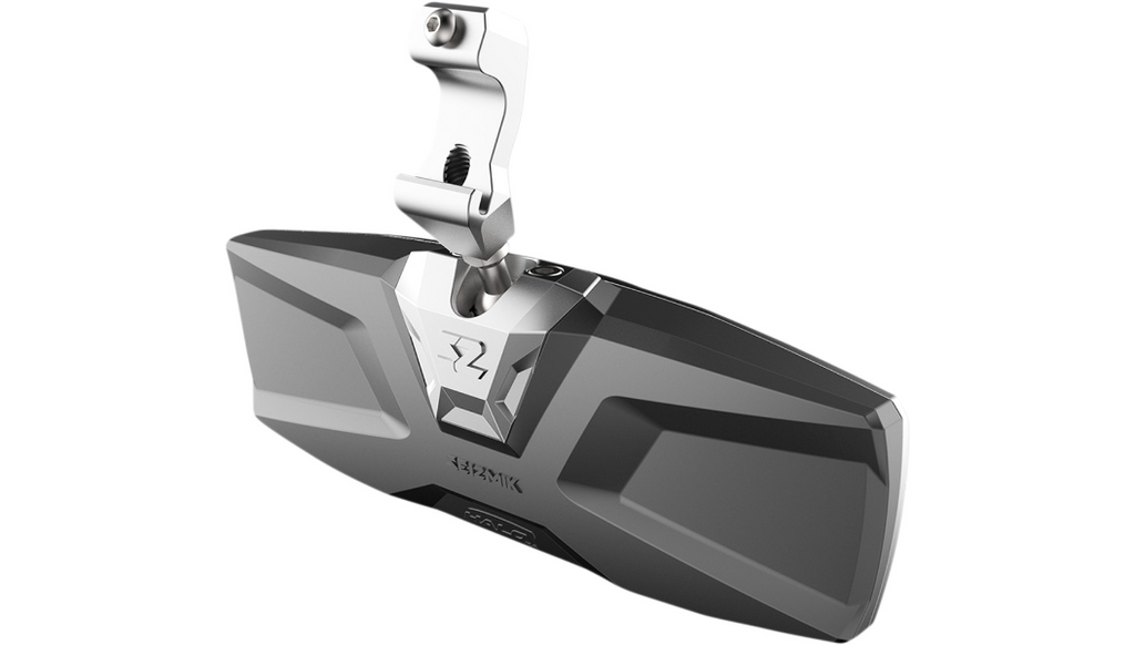 Mirror - Halo R - Rear View - Rectangle - Silver - Can Am Defender 0640-1406