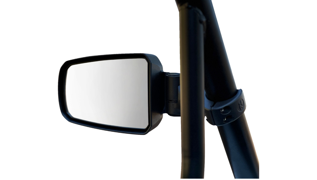 Mirrors - Pursuit - Side View - Rectangle - Black - 1.75"/2" ROPS 0640-1780