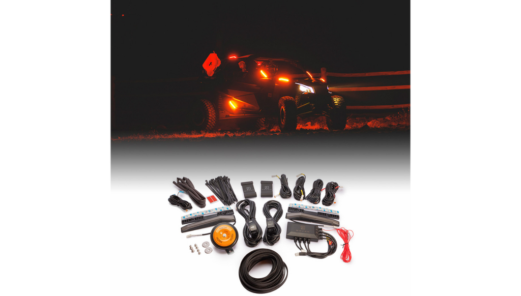 Turn Signal Kit - Amber - White Running Lights - Maverick X3 2020-2223