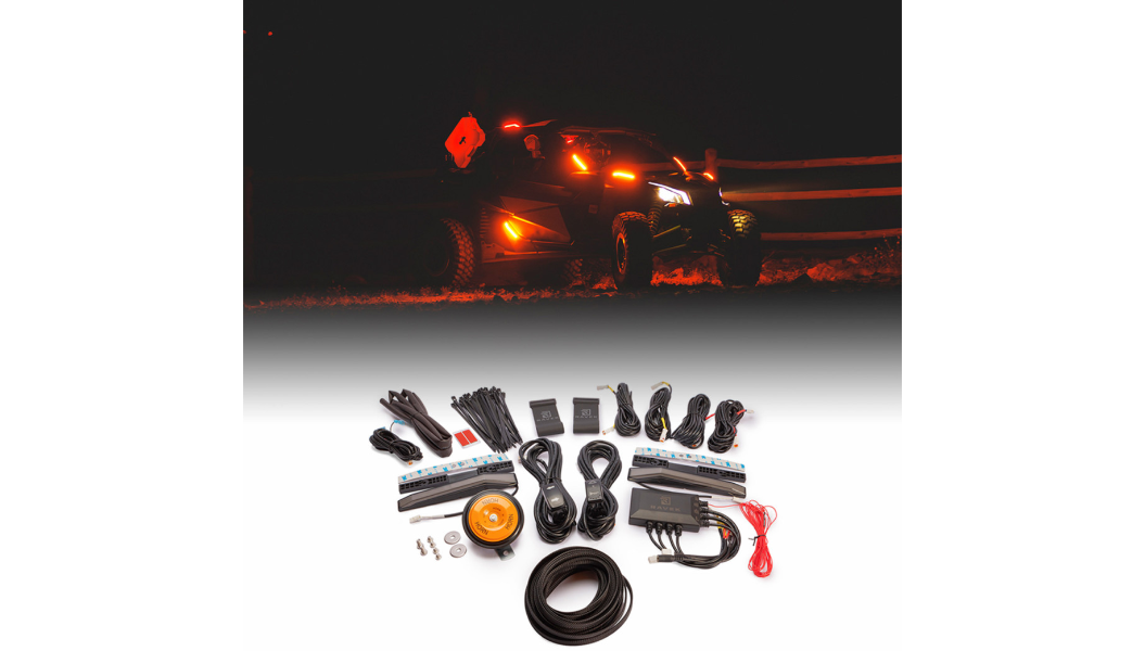 Turn Signal Kit - Amber - White Running Lights - Maverick X3 2020-2223