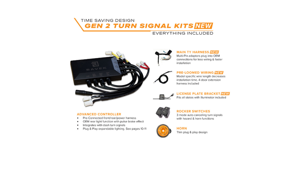 Turn Signal Kit - Gen 2 - Ranger XP 1000 2020-2325