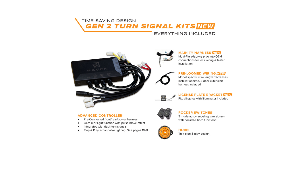 Turn Signal Kit - Gen 2 - Ranger XP 1000 2020-2325