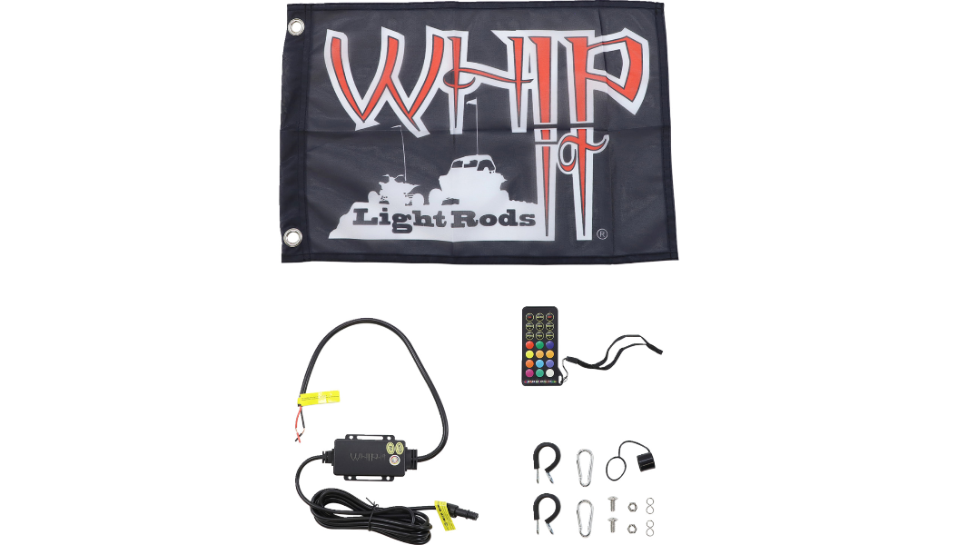 5' Light Rod Whip - Bluetooth - Black 2040-2931
