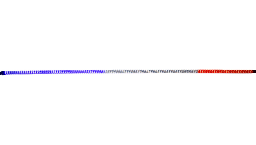 5' Light Rod - Whip - Red/White/Blue 2040-3042