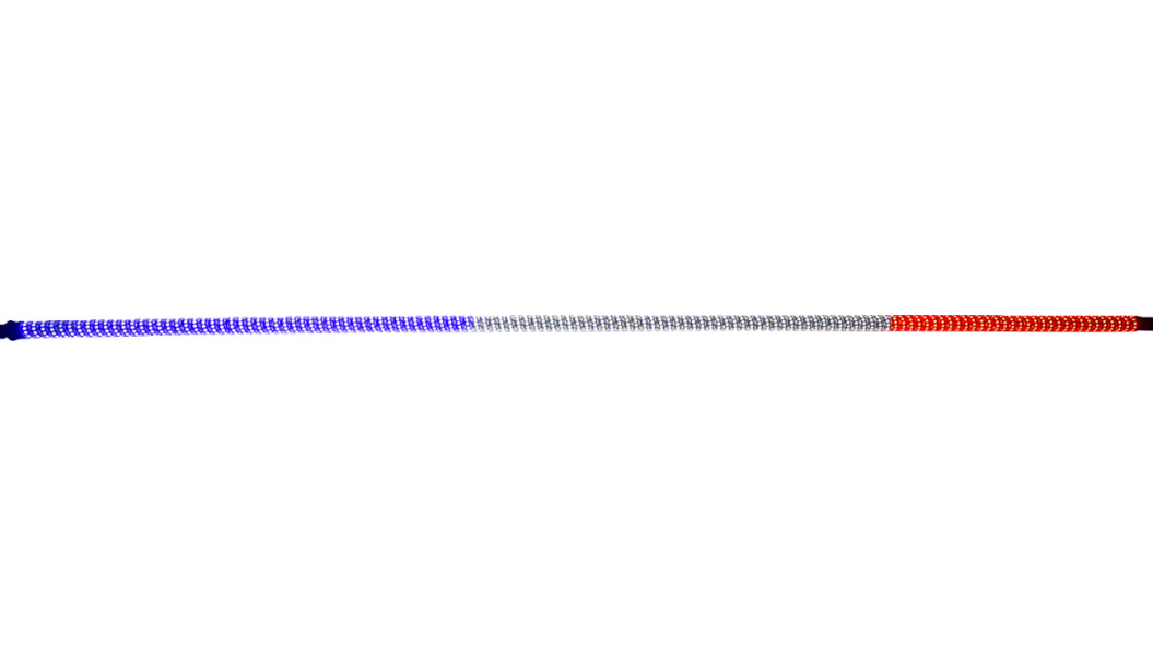 5' Light Rod - Whip - Red/White/Blue 2040-3042