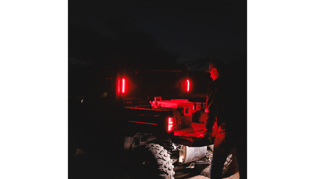 Trunk Bed Light - Red - Defender 2040-3260
