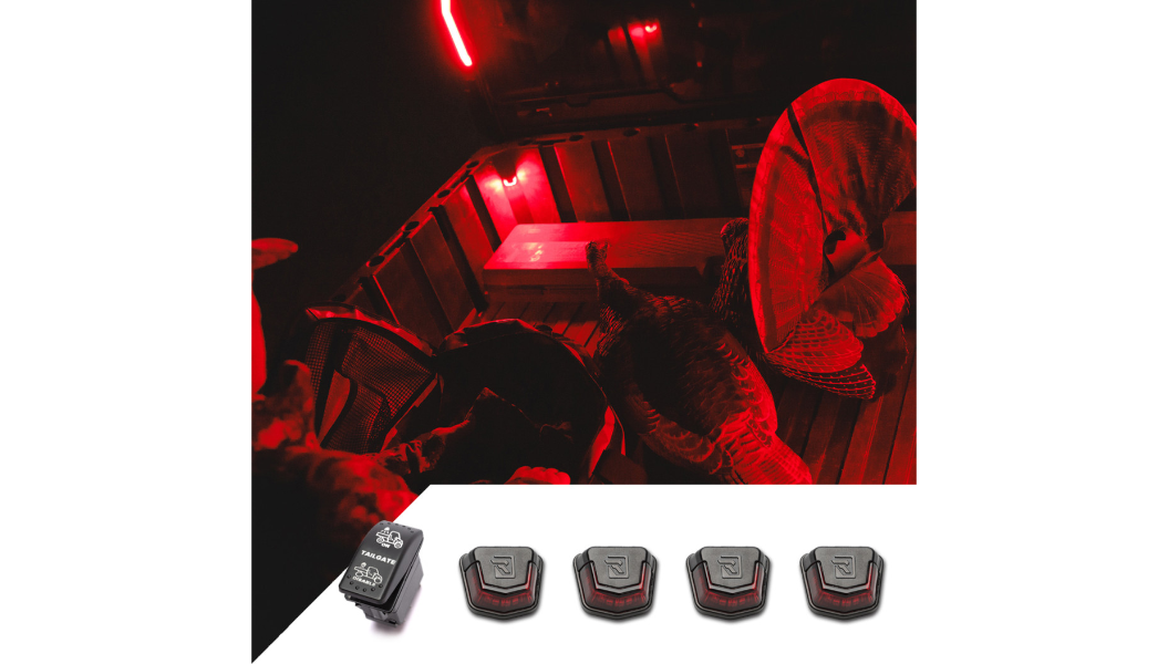 Trunk Bed Light - Red - U-Force 2040-3265