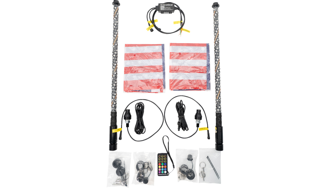 Whip Light - 2' - Quick Connect - Pair 2040-3412