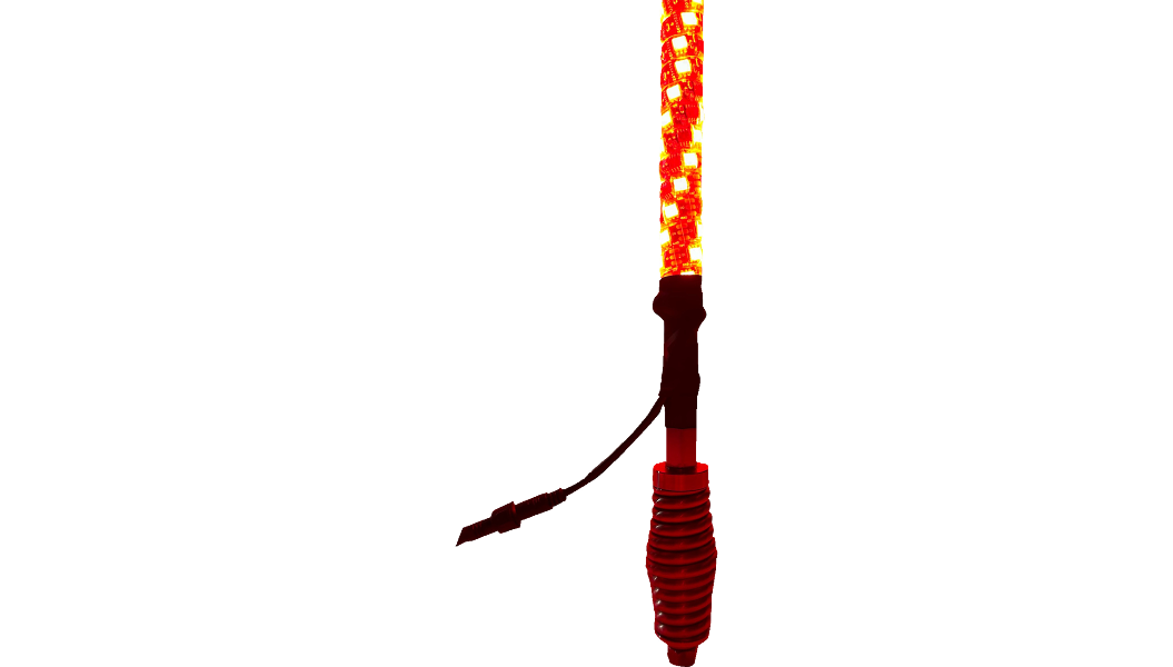 SOL Deluxe 5' Whip Light Rod - Chasing - Bluetooth® - RGB 2040-3473