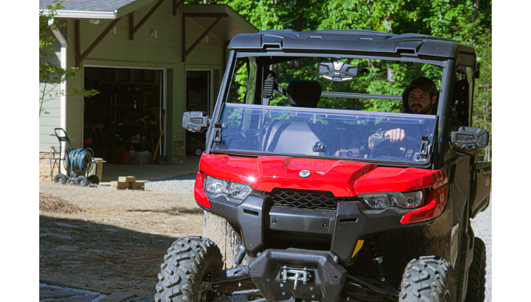 Folding Windshield - Polycarbonate - Ranger 2317-0345