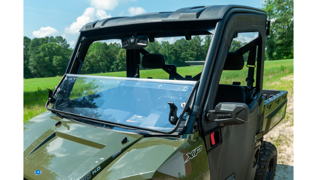 Folding Windshield - Hard Coated Polycarbonate - Ranger 2317-0347