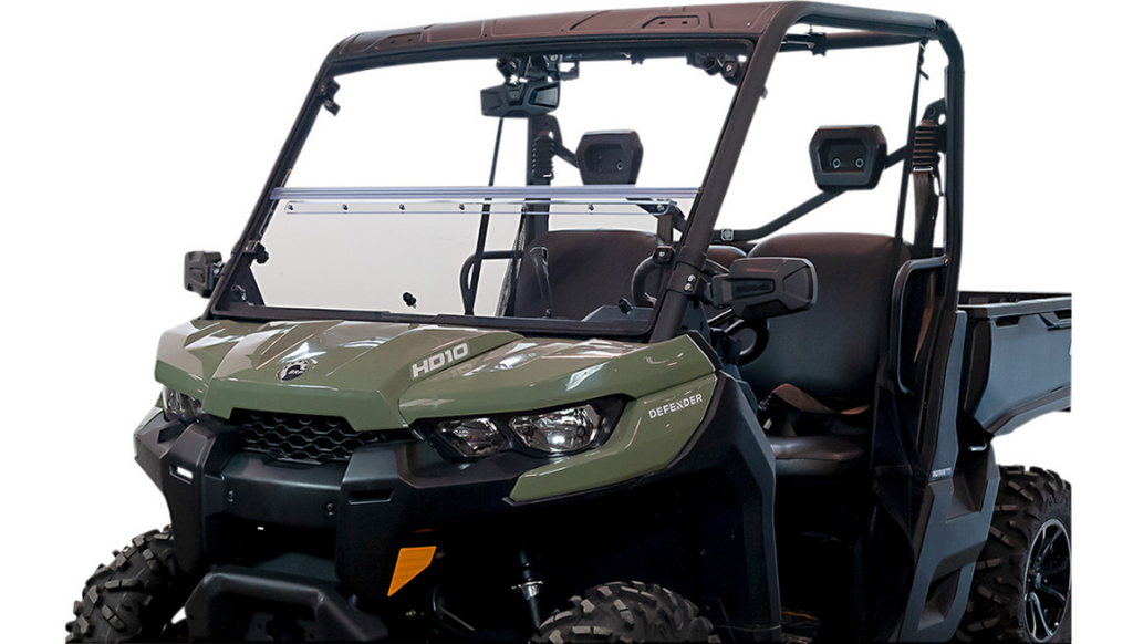 Folding Windshield - Polycarbonate - Defender 2317-0435