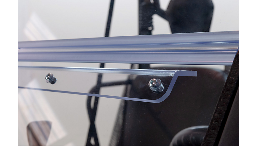 Folding Windshield - Polycarbonate - Defender 2317-0435