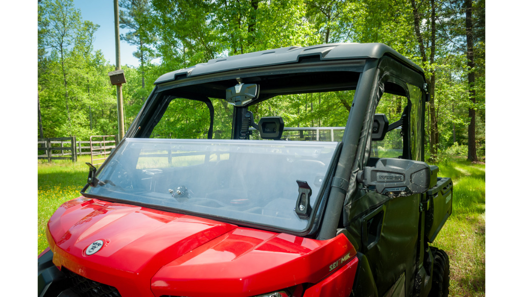 Folding Windshield - Polycarbonate - Defender 2317-0435