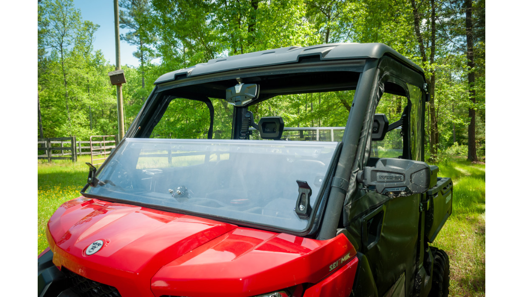Folding Windshield - Polycarbonate - Defender 2317-0435