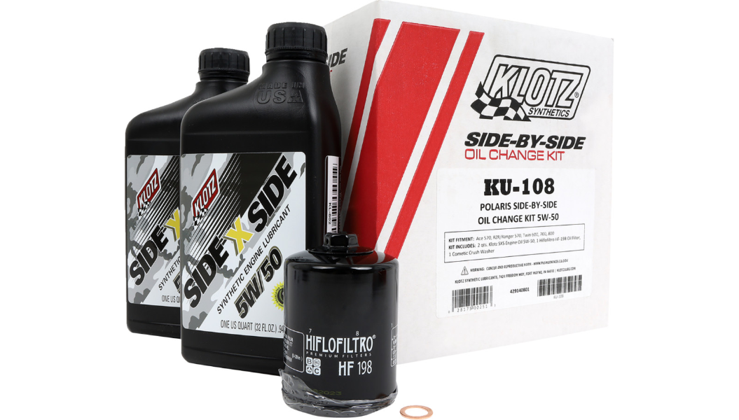Oil Change Kit - Polaris - 5W/50 3601-0921