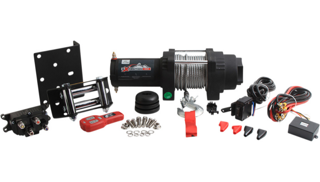 Winch - 3500 LB - Wire - 4 Bolt 4505-0820