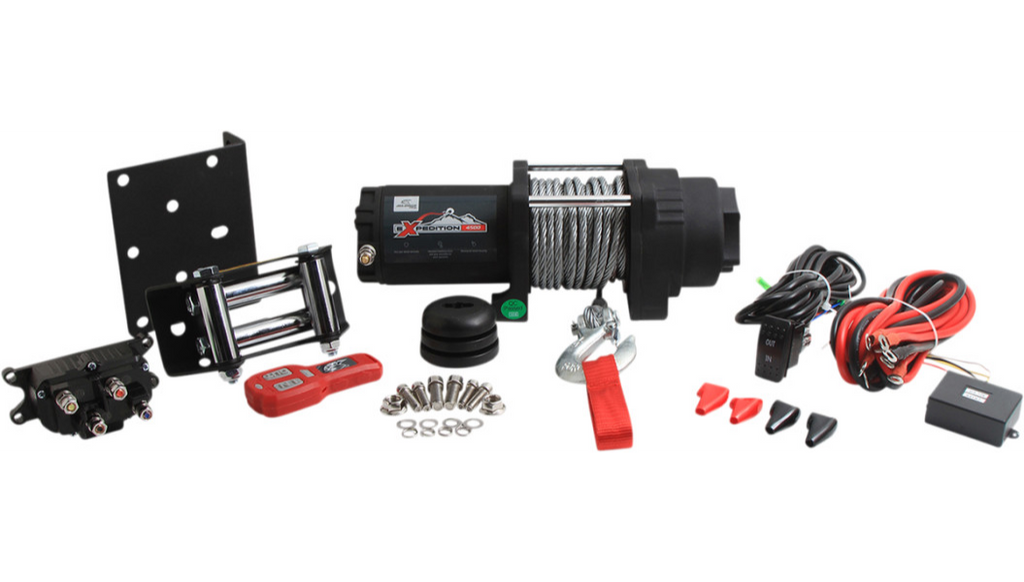 Winch - 4500 LB - Wire - 4 Bolt 4505-0822