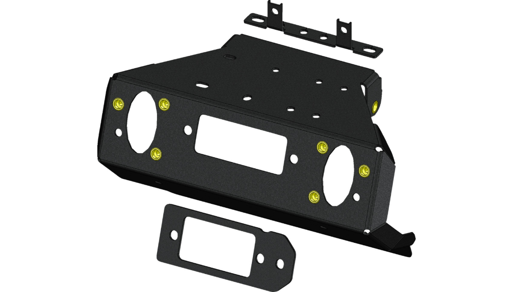 Winch Mount - Can-Am/Kawasaki 4505-0992