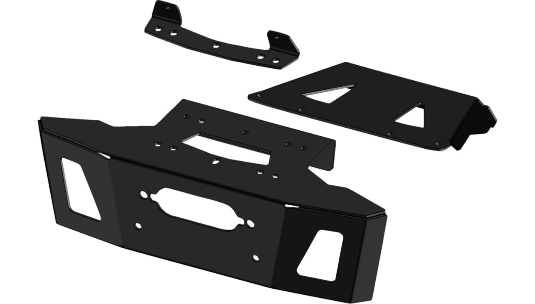 Winch Mount - Polaris RZR 4505-1132